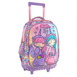 Elementary School Trolley Bag 34x20x44cm 3 Compartments Disney Frozen Go With Your Heart Must (563465)