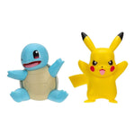 Pokemon Φιγούρές Μάχης Σετ Pack Pikachu & Squirtle W02 (PKW3586) - Fun Planet