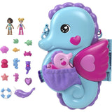 Polly Pocket Mίνι - Τρέντι Τσαντάκι Daddy & Me Seahorse Purse (HWP03)