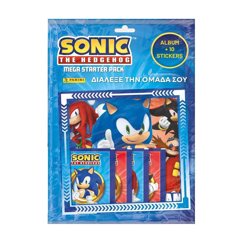 Panini Sonic The Hedgehog Starter Pack Album για Αυτοκόλλητα (PA.AL.SO.024)