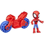 Marvel Spidey and his Amazing Friends - Spidey with Bike Action Figure (F4001)