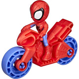 Marvel Spidey and his Amazing Friends - Spidey with Bike Action Figure (F4001)