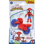 Marvel Spidey and his Amazing Friends - Spidey with Bike Action Figure (F4001)