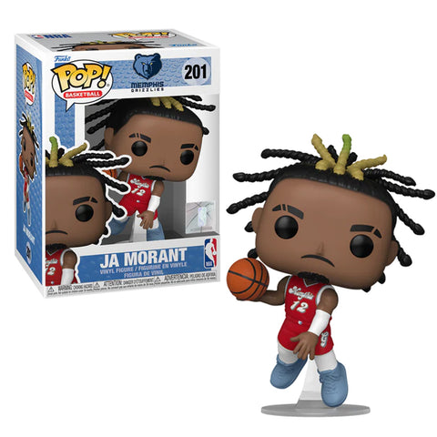 Funko Pop! Basketball: NBA Memphis Grizzlies - Ja Morant City Edition 24-25 #201 Vinyl Figure (83844)