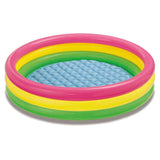 Intex Πισίνα 3-Ring Baby Pool 114x25cm με Φουσκωτό Πάτο (57412NP) - Fun Planet