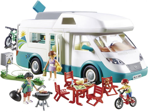 Playmobil Family Fun Αυτοκινούμενο Οικογενειακό Τροχόσπιτο (70088) - Fun Planet