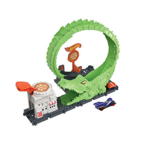 Hot Wheels City Πίστα με Θηρία Gator Loop Attack (HKX39) - Fun Planet